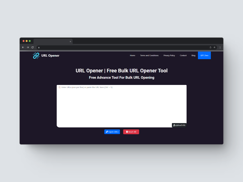 URL Opener Homepage